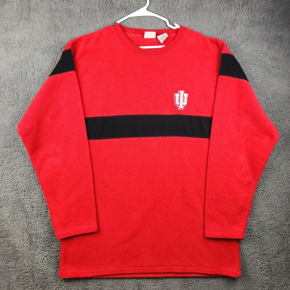 Vintage IU Indiana University Hoosier Sweatshirt Mens XL NCAA Fleece 90s Sweater